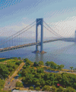 Verrazzano Narrows Bridge Diamond Painting