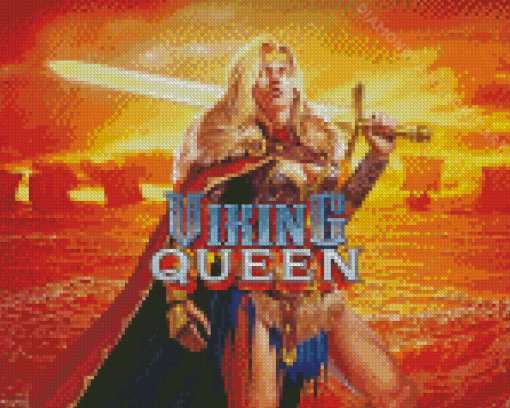 Viking Queen Poster Diamond Painting