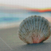 Sea Shell On Beach Diamond Painting