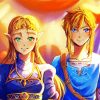 Zelda And Link Diamond Painting