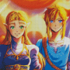 Zelda And Link Diamond Painting