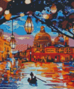 Abstract Lights Venice Diamond Painting