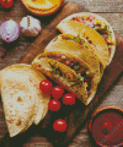 Aeshetic Mexican Food Diamond Painting