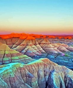 Aesthetic Badlands National Park Diamond Painting