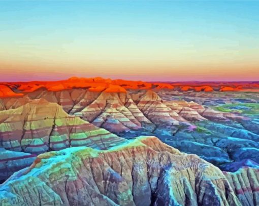 Aesthetic Badlands National Park Diamond Painting