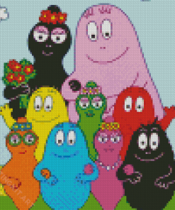 Aesthetic Barbapapa Art Diamond Painting