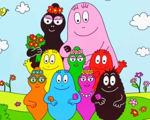 Aesthetic Barbapapa Art Diamond Painting