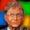 Aesthetic Bill Gates Art Diamond Painting