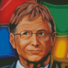 Aesthetic Bill Gates Art Diamond Painting