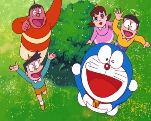 Aesthetic Doraemon Diamond Painting