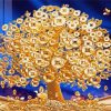 Aesthetic Golden Tree Diamond Painting