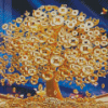 Aesthetic Golden Tree Diamond Painting