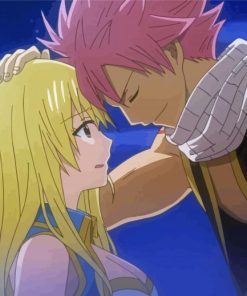 Aesthetic Lucy And Natsu Diamond Painting