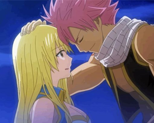 Aesthetic Lucy And Natsu Diamond Painting