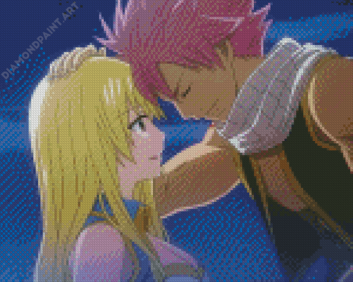 Aesthetic Lucy And Natsu Diamond Painting