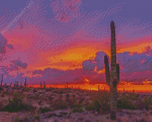 Aesthetic Sunset Arizona Diamond Painting