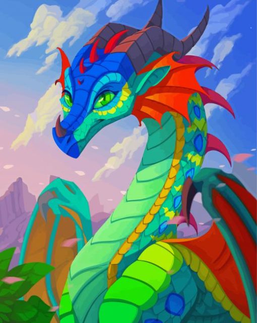 Aesthetic Wings Of Fire Diamond Painting