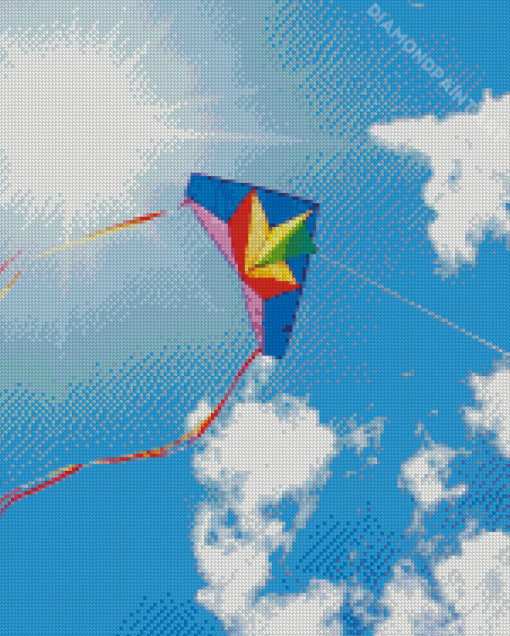 Aesthetic Flying Kites Diamond Painting