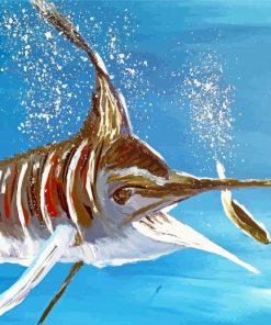 Aesthetic Marlin Swordfish Diamond Painting