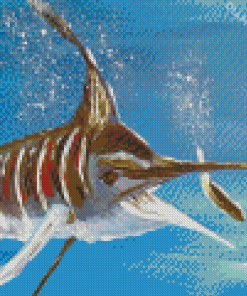 Aesthetic Marlin Swordfish Diamond Painting