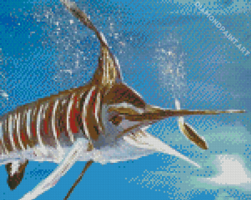 Aesthetic Marlin Swordfish Diamond Painting