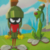 Aesthetic Marvin The Martian Diamond Painting