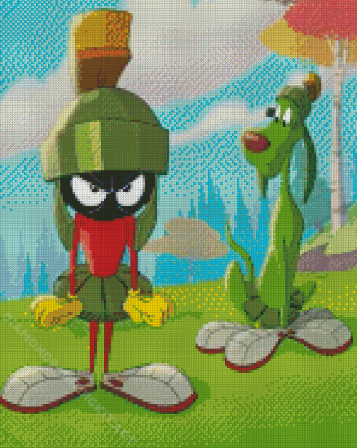 Aesthetic Marvin The Martian Diamond Painting