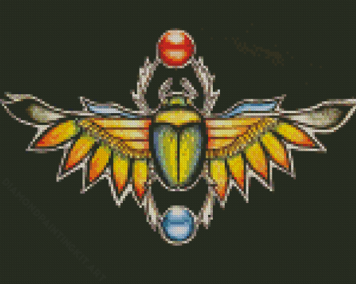 Aesthetic Scarab Diamond Painting