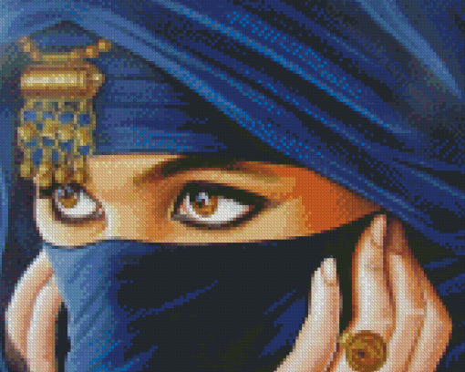 Arabic Woman Diamond Painting