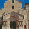 Arles Cathedral Building Diamond Painting