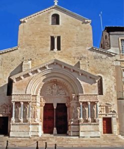 Arles Cathedral Building Diamond Painting