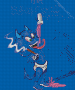 Baby Blue Devil Diamond Painting