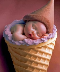 Baby Born Ice Cream Diamond Painting