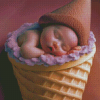 Baby Born Ice Cream Diamond Painting