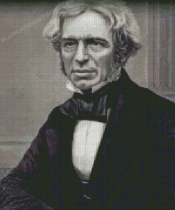 Black And White Michael Faraday Diamond Painting