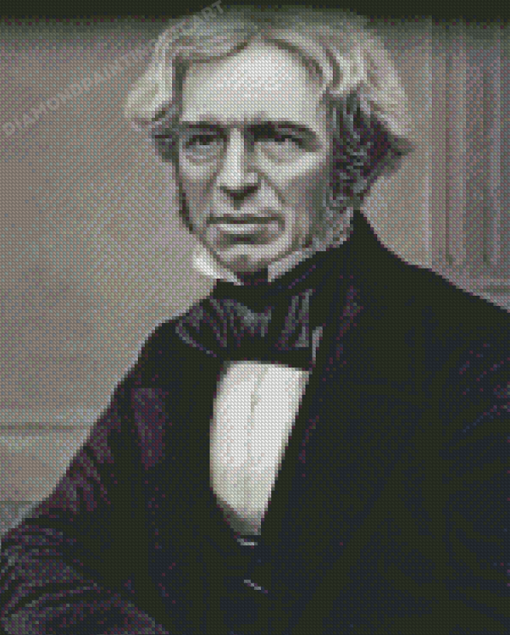 Black And White Michael Faraday Diamond Painting