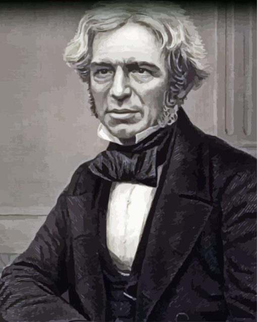 Black And White Michael Faraday Diamond Painting