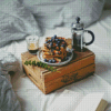 Breakfast On Bed And Book Diamond Painting