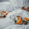 Breakfast On Bed Diamond Painting