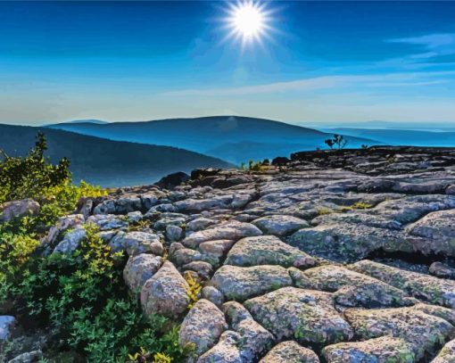 Cadillac Mountain Diamond Painting