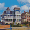 Cape May Houses Diamond Painting