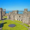 Carnarvon Castle Building Diamond Painting