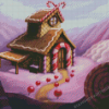 Cartoon Candy House Diamond Painting