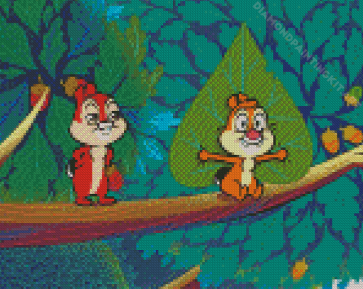 Chip And Chap Diamond Painting