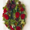 Christmas Roses Wreath Diamond Painting