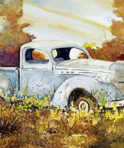 Classic Chevy Truck Art Diamond Painting