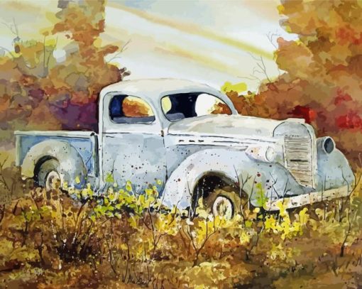 Classic Chevy Truck Art Diamond Painting