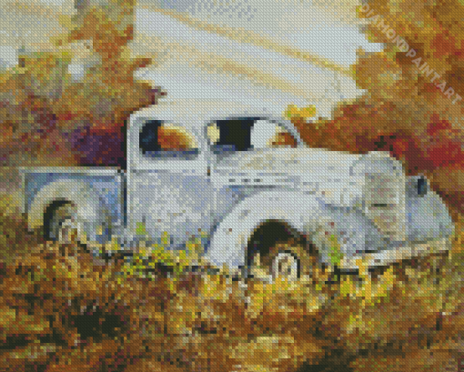 Classic Chevy Truck Art Diamond Painting