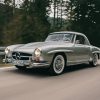 Classic Grey Mercedes Roadster Diamond Painting