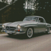 Classic Grey Mercedes Roadster Diamond Painting